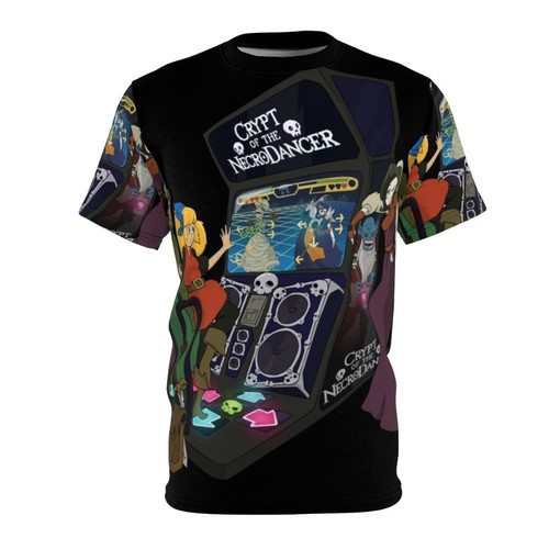 Arcade Necrodancer themed t-shirt featuring fantasy video game graphics