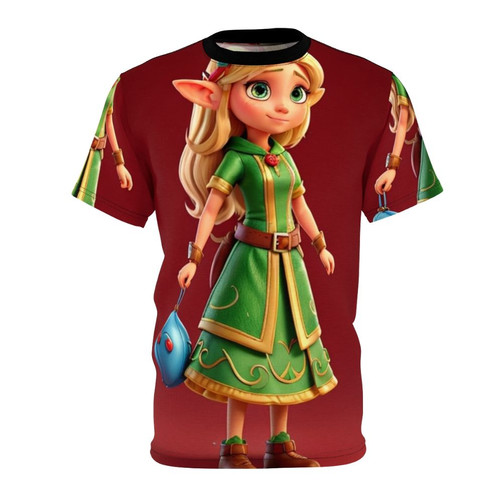 Vintage-style Ramones inspired all-over print t-shirt