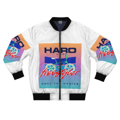 Haro Master Freestyler Retro Bomber Jacket in Vintage Style