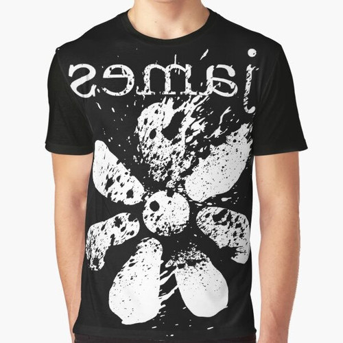 Mind-blowing graphic t-shirt featuring the artwork of James