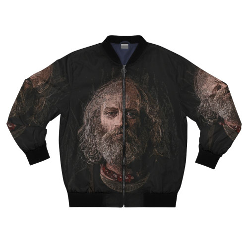 Z Nation Doc Portrait Bomber Jacket featuring the character Doc from the popular TV series
