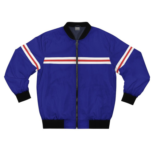 Rangers FC Bomber Jacket with Football Design