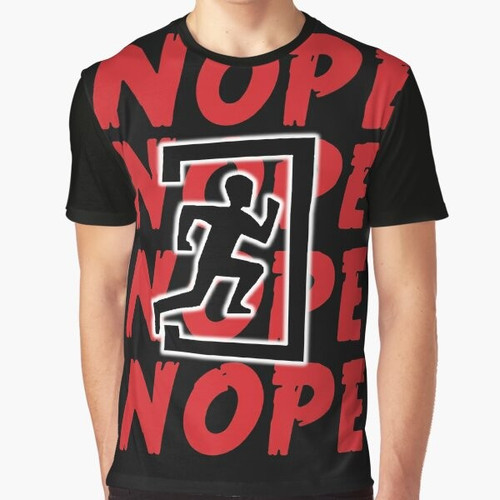 "Not Today" Dead by Daylight themed graphic t-shirt