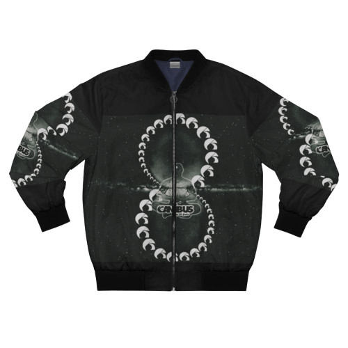 RIP THE JACKER Bomber Jacket - Canibus Rapper Inspired Design with Time Travel and Meditation Motifs