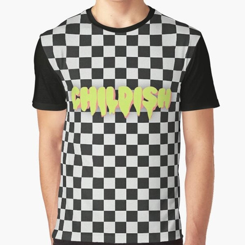 TGFbro "Childish" black and white graphic t-shirt