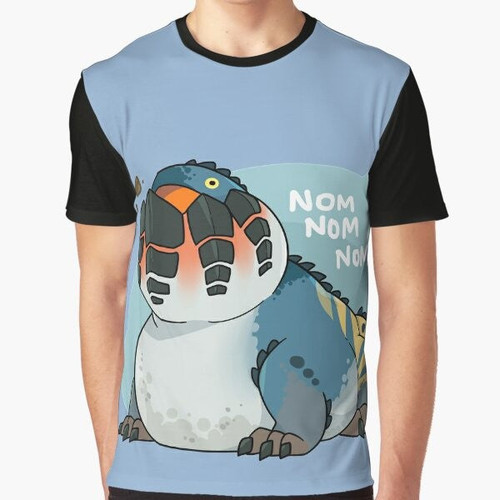 Dodogama from Monster Hunter: World fanart graphic design on a t-shirt