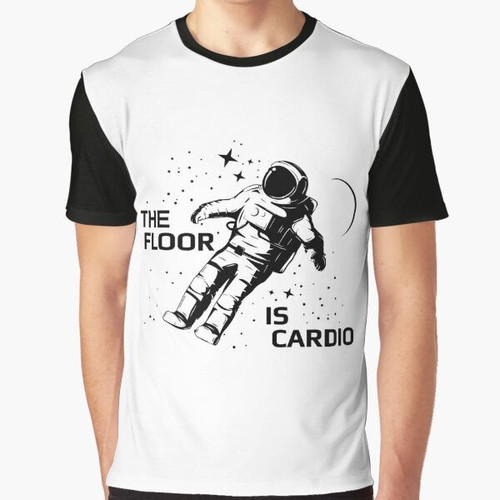 Powerlifting and cardio graphic t-shirt design