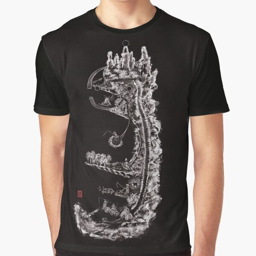 Daoist Nei Jing Tu Chart of Inner Alchemy Graphic T-Shirt