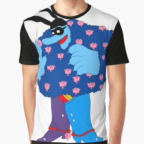 Blue Meanie graphic t-shirt featuring Beatles characters