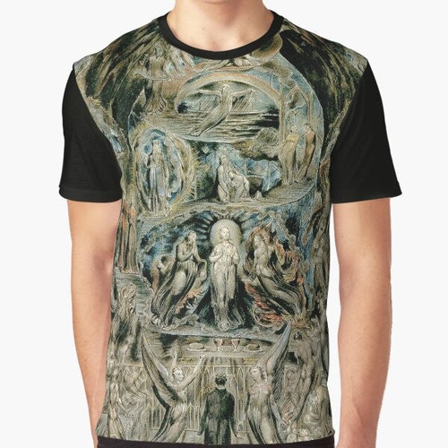 William Blake's "Red Dragon" gothic-inspired t-shirt design