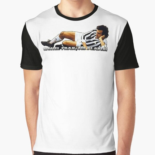 Michel Platini Tribute Graphic T-Shirt
