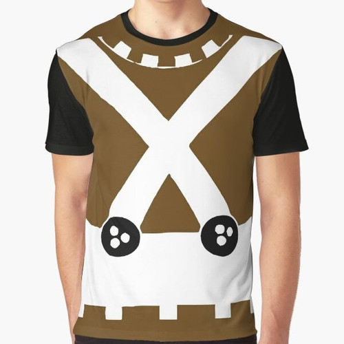 Oompa Loompa character costume graphic t-shirt