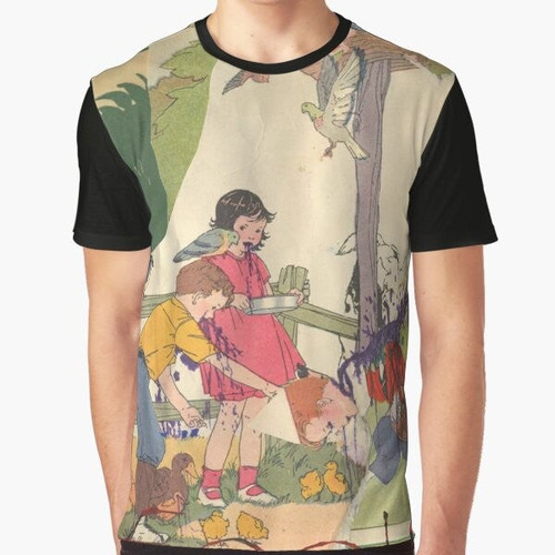 Animal Collective "Feels" Graphic T-Shirt with the iconic album cover art