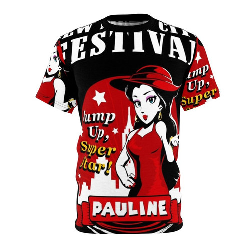 Super Mario Odyssey inspired New Donk Festival t-shirt design