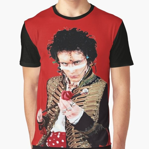 Adam Ant "Stand and Deliver" Punk Rock Graphic T-Shirt