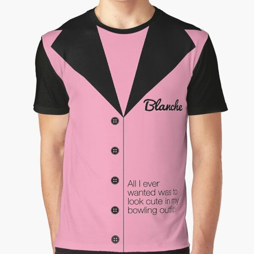 The Golden Girls Blanche Devereaux Bowling Shirt Graphic T-Shirt