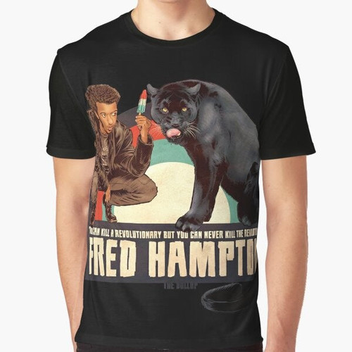 Dollop Fred Hampton Graphic T-Shirt with a powerful civil rights activist design
