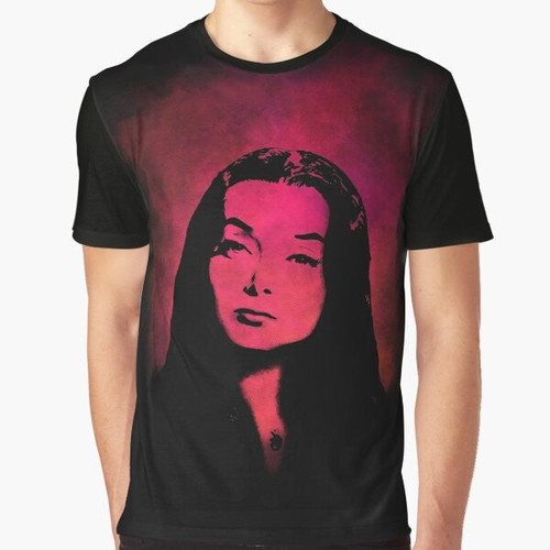 Morticia Addams Graphic T-Shirt with The Addams Family Design