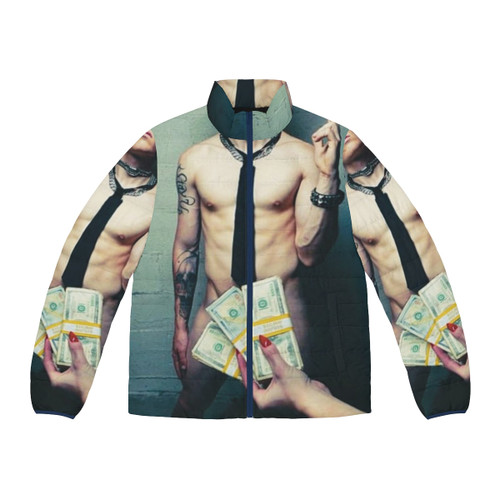 TX2 puffer jacket in grey color