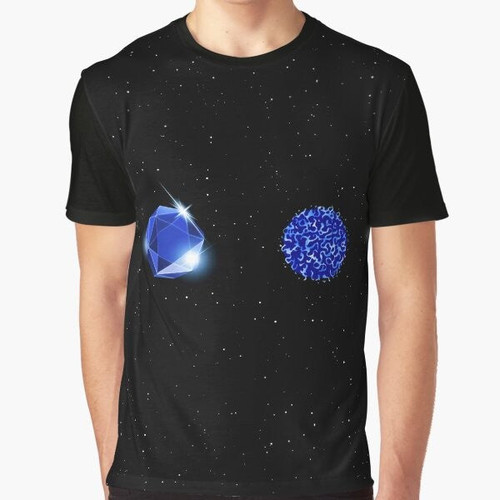 Graphic t-shirt featuring the cult British TV series "Sapphire & Steel" from the 1970s