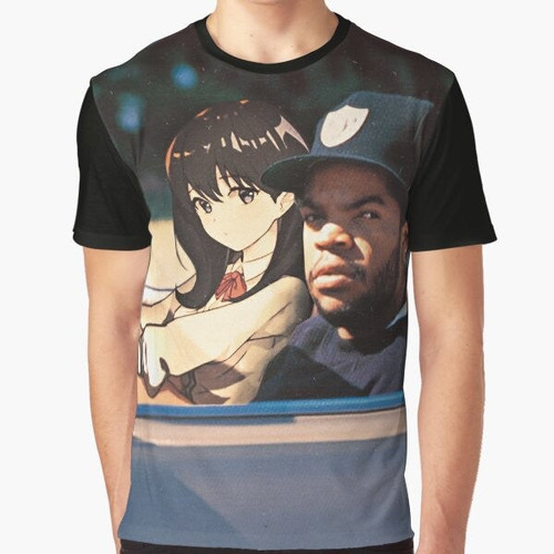Rikka Takarada from the SSSS Gridman anime series featured on a graphic t-shirt design.
