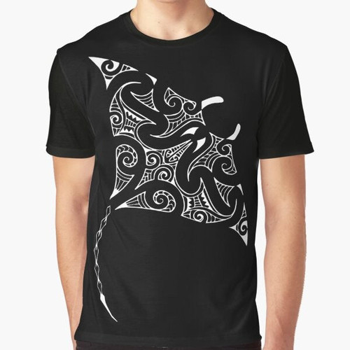 Vaiana Grandmother Graphic T-Shirt with a Disney Moana inspired design featuring a woman with a tattoo.