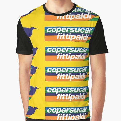Vintage 1978 Copersucar Fittipaldi F1 Team Emblem Graphic T-Shirt