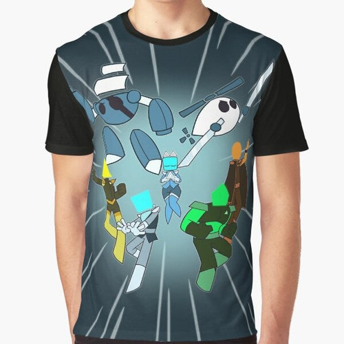 Team Knights Graphic T-Shirt featuring the "Just Shapes and Beats" design