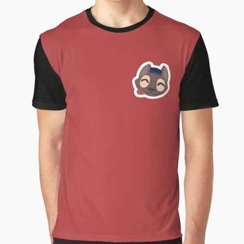 A graphic t-shirt featuring a no kills wolf or werewolf design
