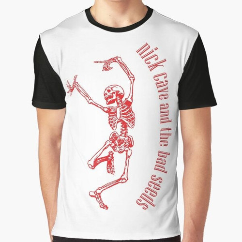 Nick Cave Graphic T-Shirt featuring the iconic musician and artist