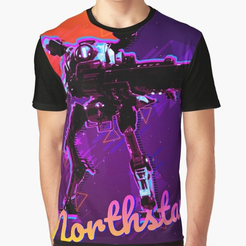 Titanfall 2 Northstar Graphic T-Shirt featuring the popular Northstar Titan from the game