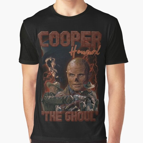 Fallout "The Ghoul" Bootleg Graphic T-Shirt featuring Cooper Howard and Walton Goggins
