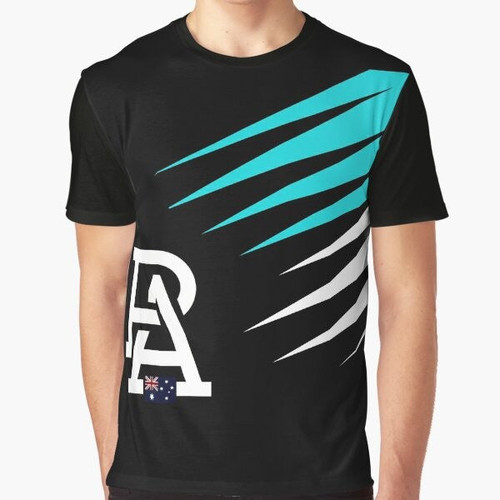 Port Adelaide Australian Football Graphic T-Shirt