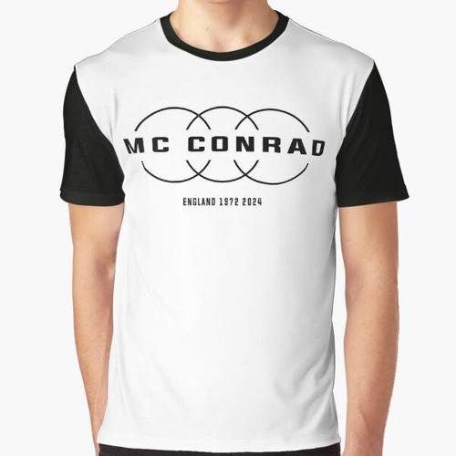 MC Conrad Vintage Graphic T-Shirt with Music Inspired Design
