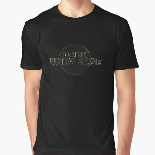 Dark Universe graphic t-shirt featuring iconic monster characters from Universal Pictures
