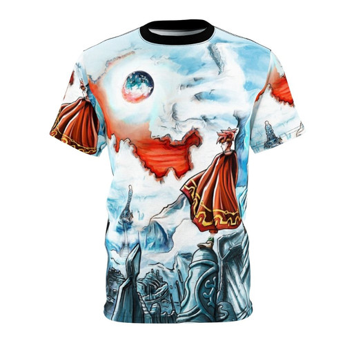 Retro Inspired Terranigma SNES RPG T-Shirt Design