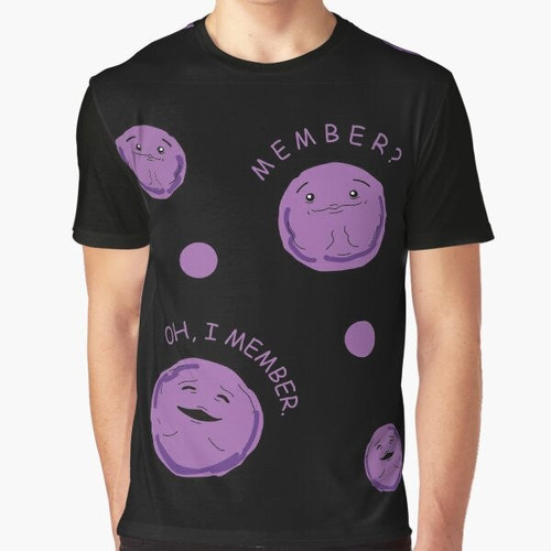 Memberberries Graphic T-Shirt with South Park Inspired Fan Art Design