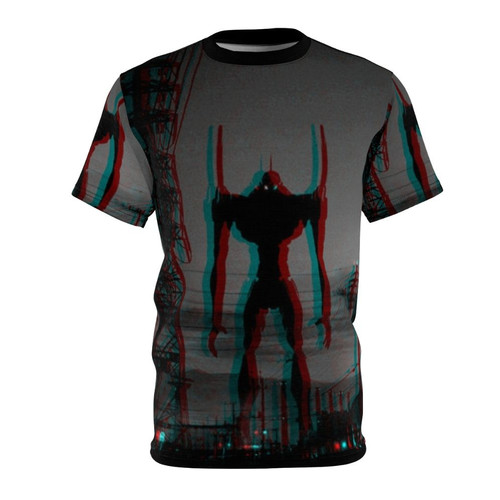 Neon Genesis Evangelion Unit One inspired t-shirt with mecha design