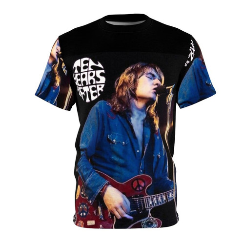 Vintage-style t-shirt featuring the iconic logo and name of the classic rock band Ten Years After