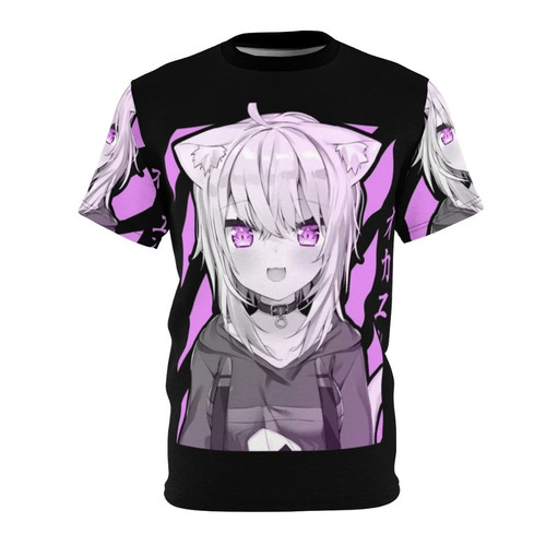 Nekomata Okayu Inspired Anime Design T-Shirt