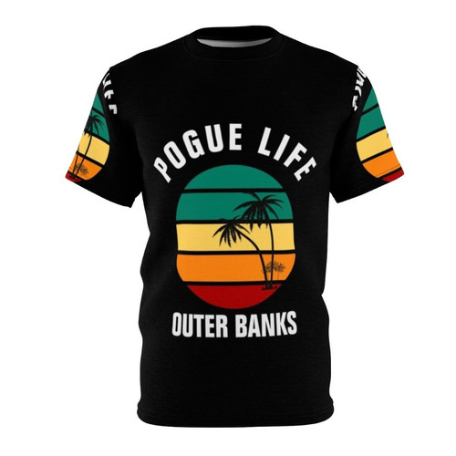 Outer Banks Pogue Life Sunset T-shirt Design