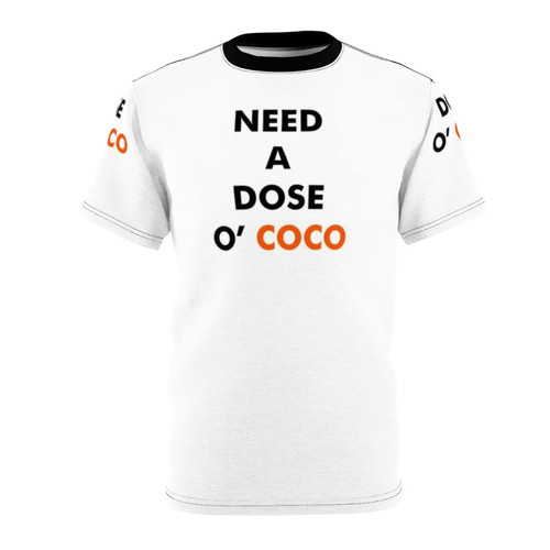 "Need a Dose O' Coco" T-shirt inspired by Conan O'Brien's popular catchphrase