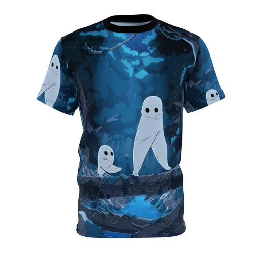 Graphic t-shirt featuring the Fresno Nightcrawler, a mysterious cryptid from the Central California region