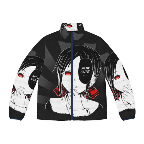 Cute puffer jacket with anime-inspired design, perfect for love is war fans