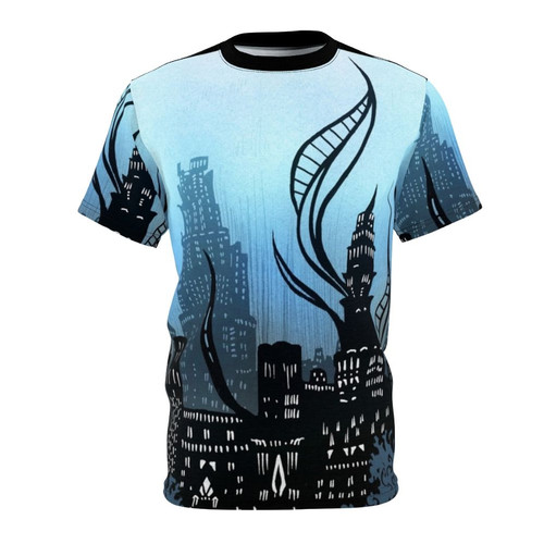 Vibrant t-shirt design featuring Grace Jones, the legendary Jamaican singer, model, and actress, in a pop art style.