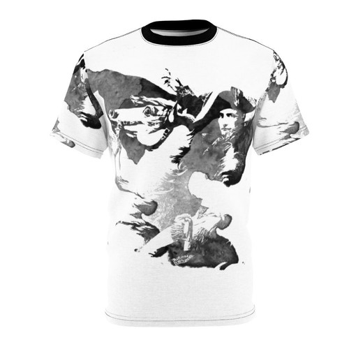 Commemorative t-shirt featuring the famous French emperor Napoleon Bonaparte