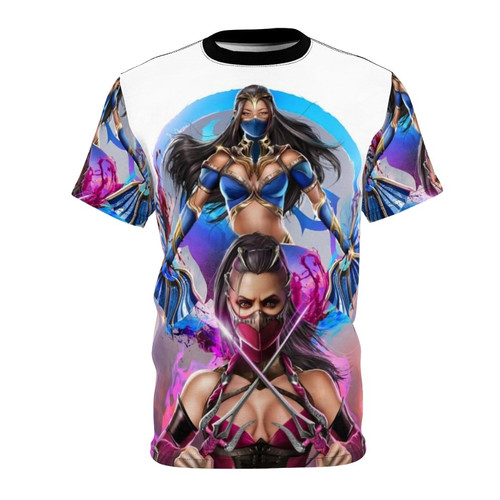 Amazing fantasy female warrior in mortal era cosplay costume