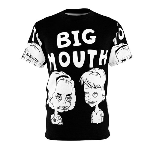 Big Mouth inspired t-shirt with colorful print