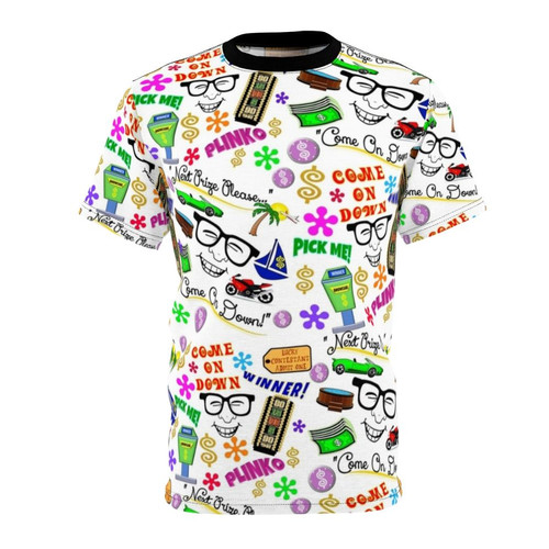 Stylish t-shirt design featuring The Price is Right game show elements
