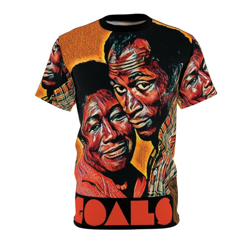 Retro 70s inspired graphic tee featuring the character Florida Evans from the iconic sitcom "Good Times"